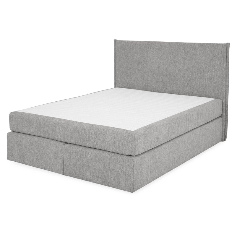 CARLINI Pat tapițat boxspring, 160x200cm, saltea inclusă