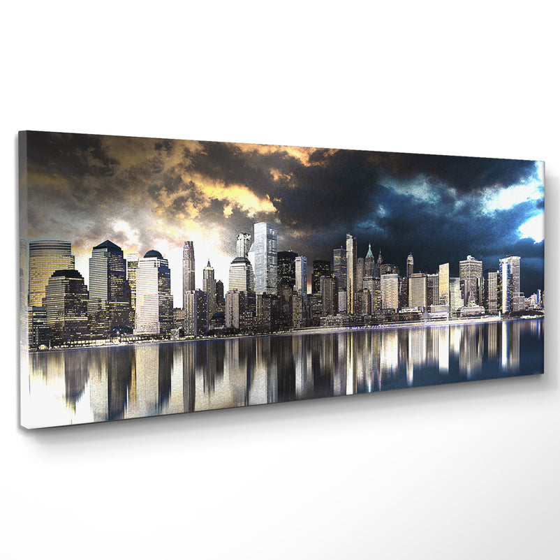 GOLD CITY Tablou canvas