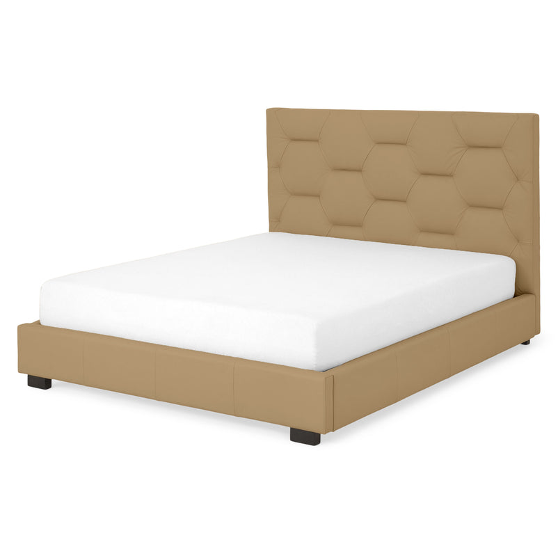 KAITLIN Pat tapițat, 160x200cm, somieră și ladă depozitare incluse