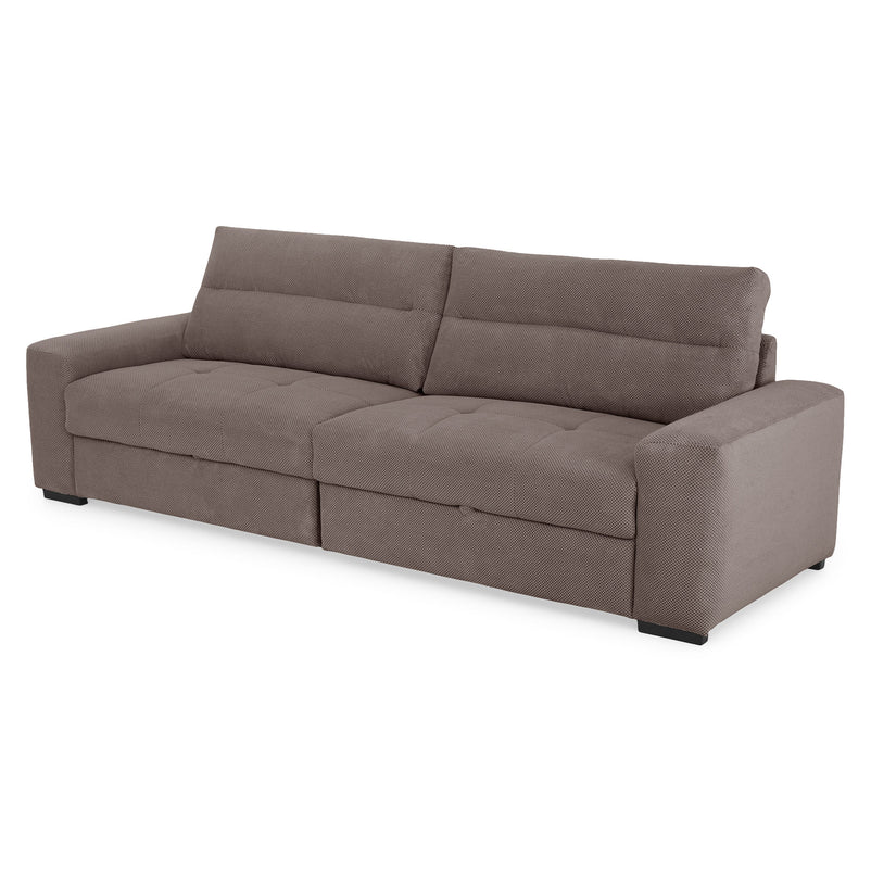 WIDE Canapea extensibilă, 4 locuri, stofă