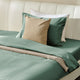 SATIN STRIPE Set așternut 3 piese, 140x220cm