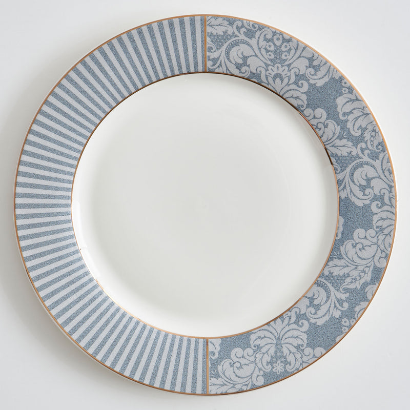 DAMASK Set platou cu paletă tort, porțelan