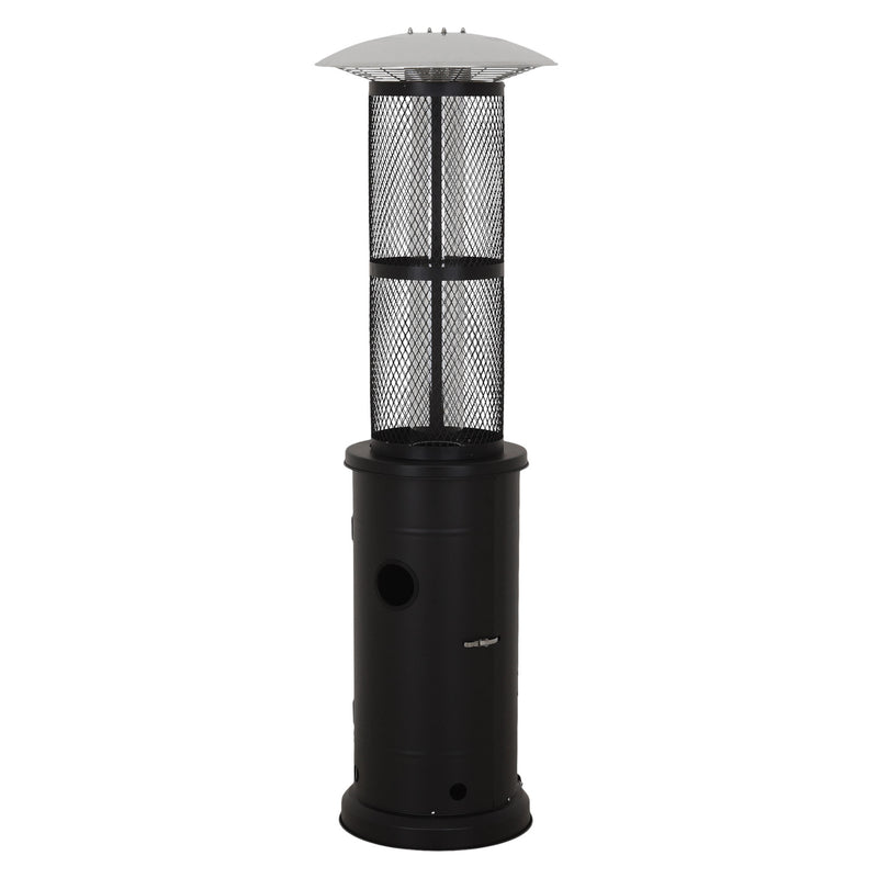 NOVU Încălzitor pe gaz, 11.2 kW, cu flacără vizibilă și tub din sticlă borosilicată