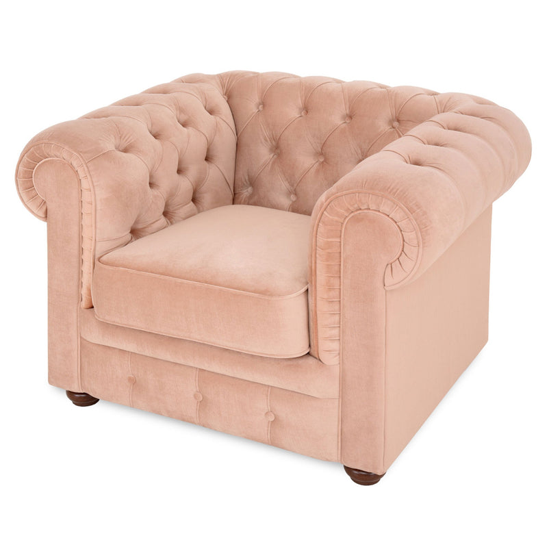 CHESTERFIELD Fotoliu, stofă - Articol resigilat