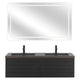 EDEN/RADIANCE Set mobilier baie, mască lavoar, lavoar, oglindă LED