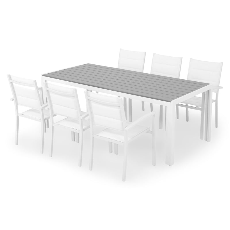 ENCORE/DRESDEN Set mobilier terasă/grădină, 6 scaune și masă