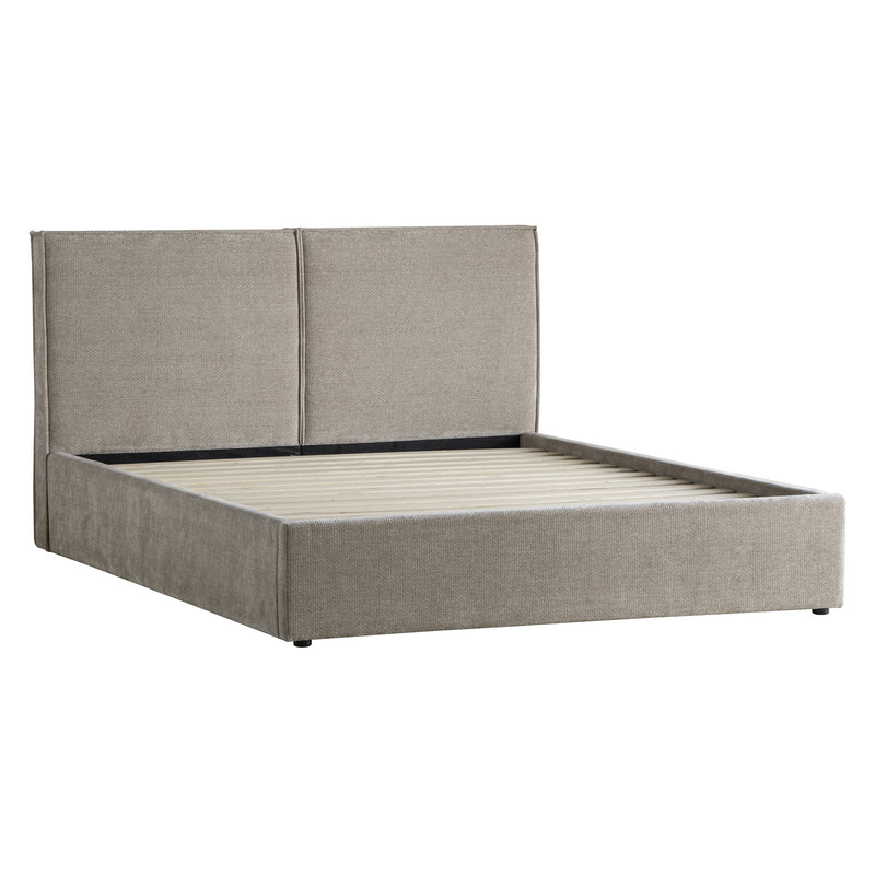 FRANCA Pat tapițat 160x200cm, somieră rabatabilă și ladă depozitare incluse