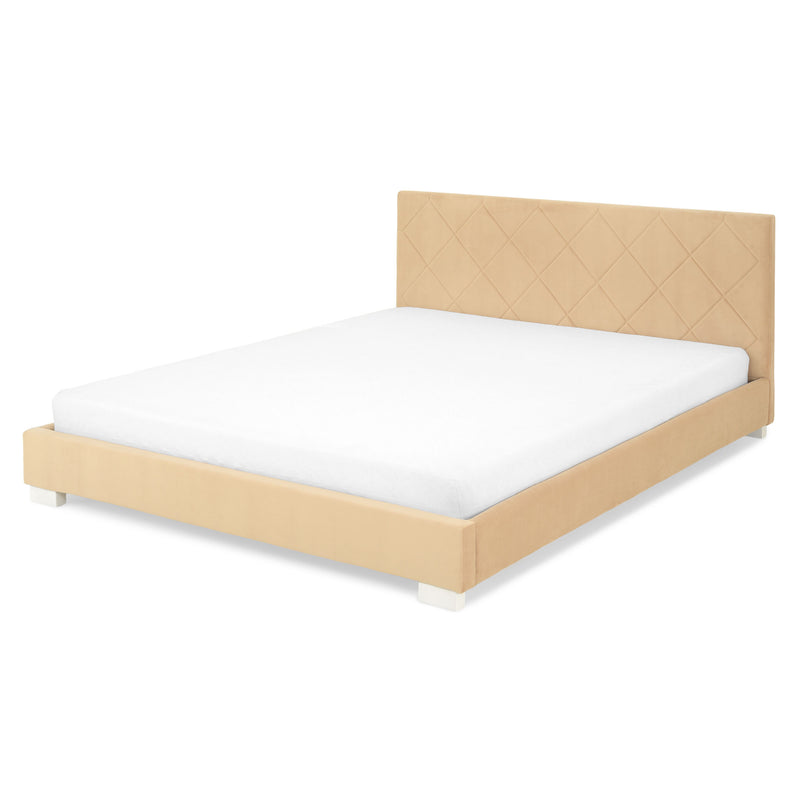 KRONIA Pat tapițat, 160x200cm, somieră inclusă