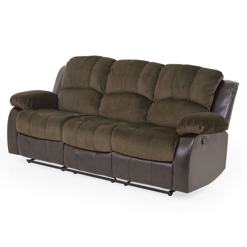 PASADENA Canapea 3 locuri , 2 reclinere manuale, stofă