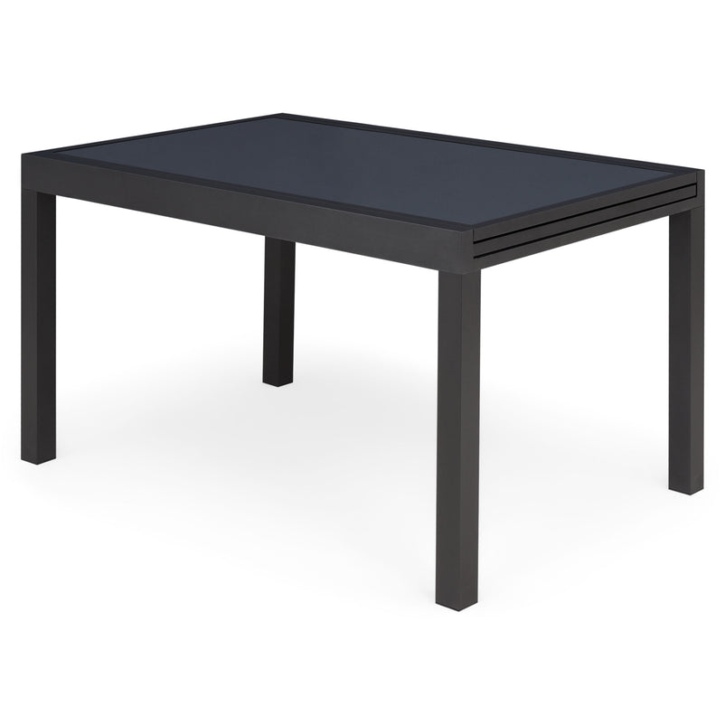 LUCCA Set mobilier terasă/grădină, 6 scaune și masă extensibilă