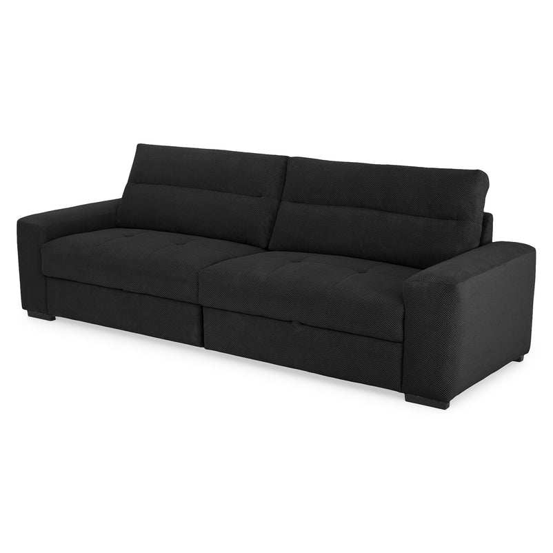 WIDE Canapea extensibilă, 4 locuri, stofă