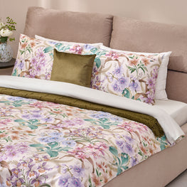 SUNLURIFLOR Set așternut 4 piese, 200x220cm