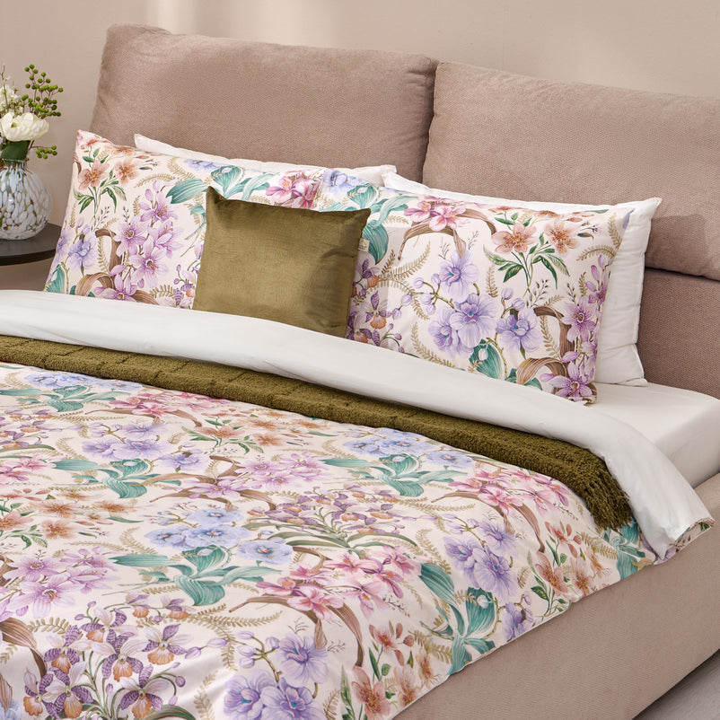 SUNLURIFLOR Set așternut 4 piese, 200x220cm