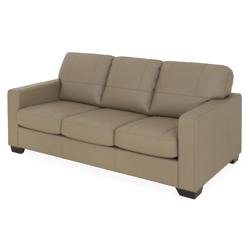 ASWAN Canapea extensibilă, 3 locuri, piele