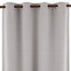 FINN Draperie cu inele metalice, 140x260cm