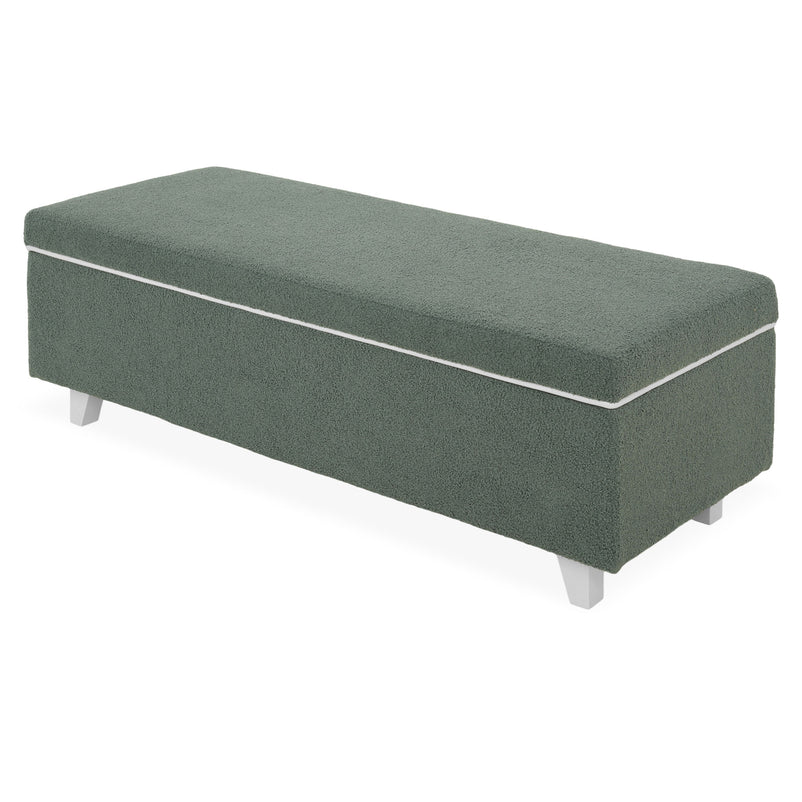 KOLLE Banchetă, ladă depozitare inclusă, stofă