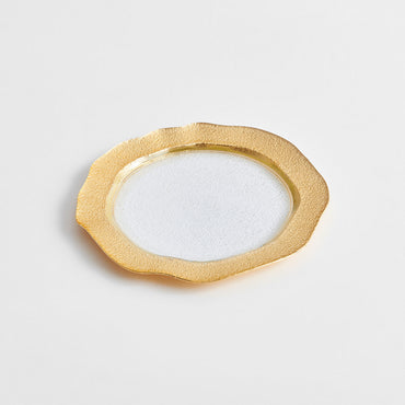 RAISSA Farfurie aperitiv, sticlă, D.22cm