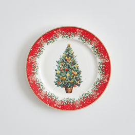 MAGIC CHRISTMAS Set 4 farfurii desert, porțelan, D.19cm