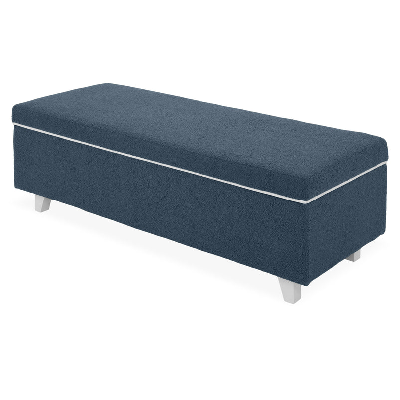 KOLLE Banchetă, ladă depozitare inclusă, stofă
