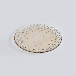CONFETTI Farfurie aperitiv, sticlă, D.21cm