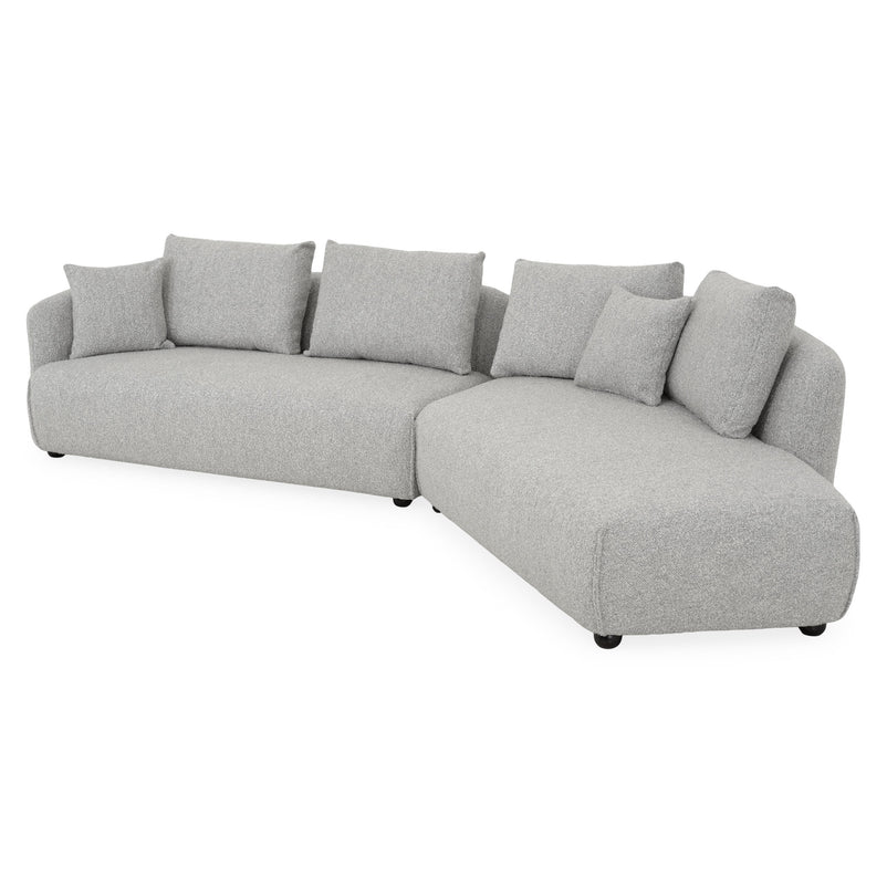 ASHBURN Canapea secțională dreapta, stofă