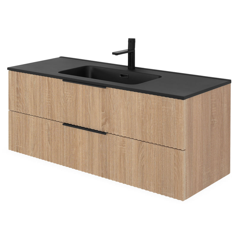 HORIK Set mobilier baie, mască lavoar și lavoar compozit