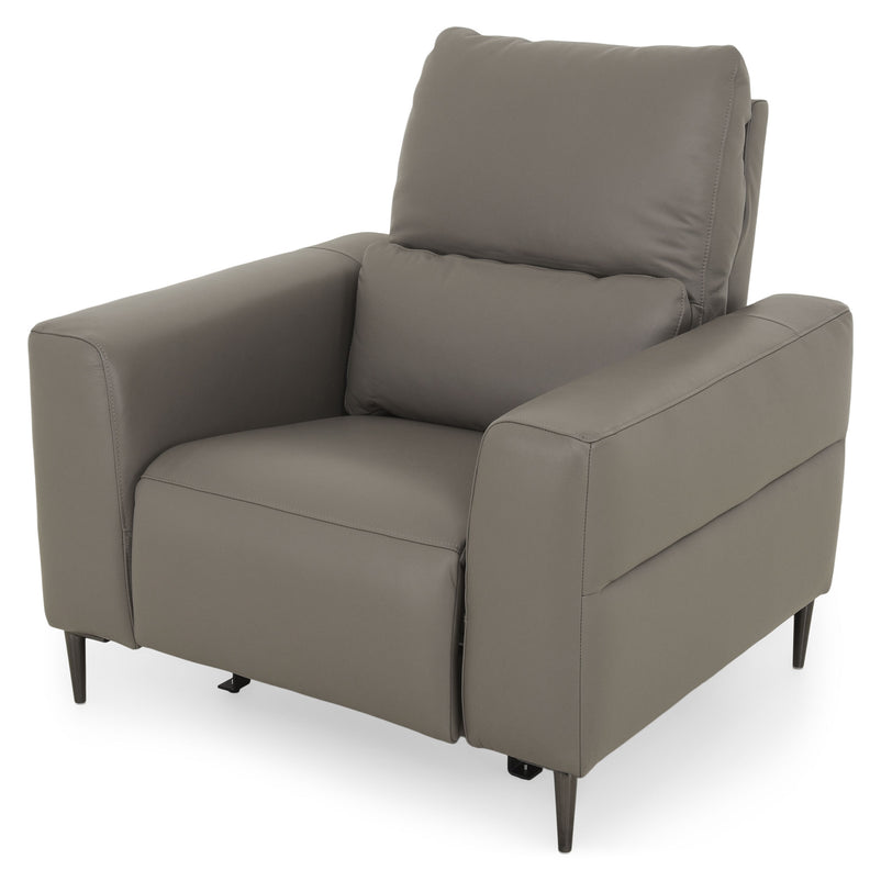 LASHIO Fotoliu, recliner electric și mecanism tetieră, piele