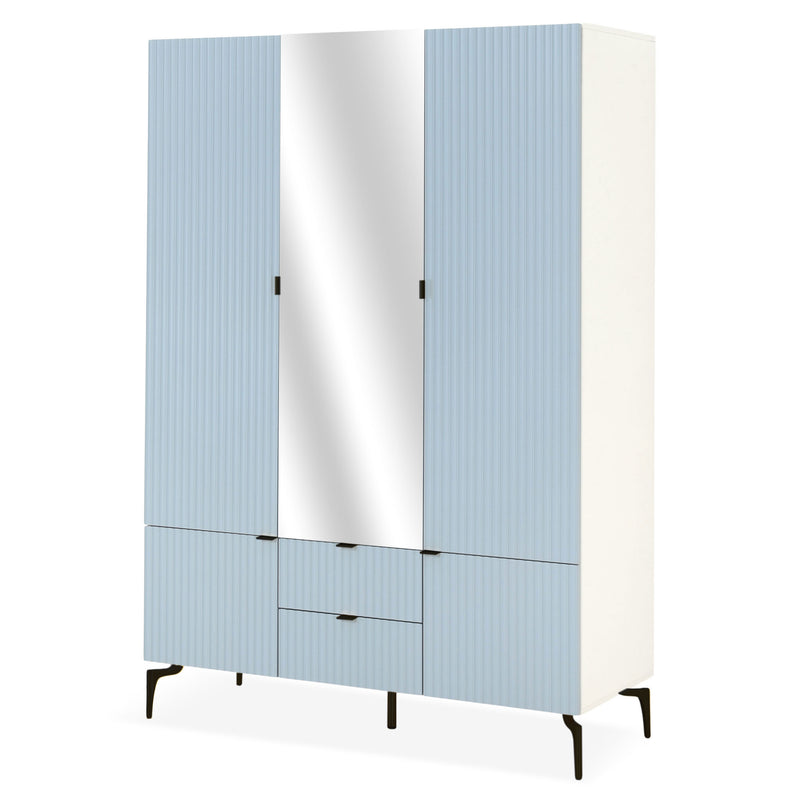 WAVE Dulap copii, 5 uși, 2 sertare