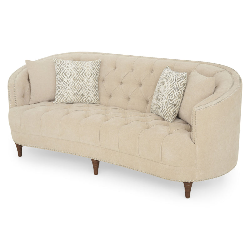 FOWEY Canapea 3 locuri, 4 perne decorative incluse, stofă