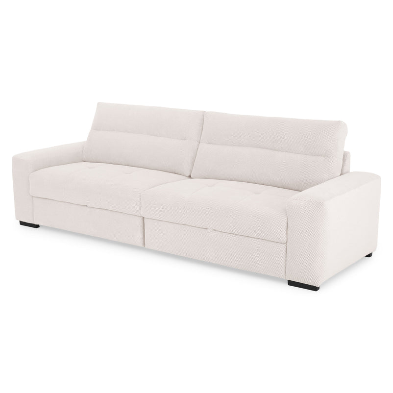 WIDE Canapea extensibilă, 4 locuri, stofă