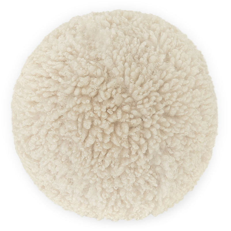 MERIBEL Pernă decorativă, imitație blană, D.22cm
