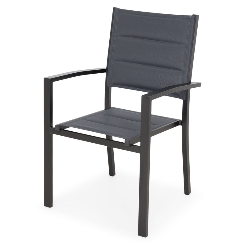 LUCCA Set mobilier terasă/grădină, 6 scaune și masă extensibilă