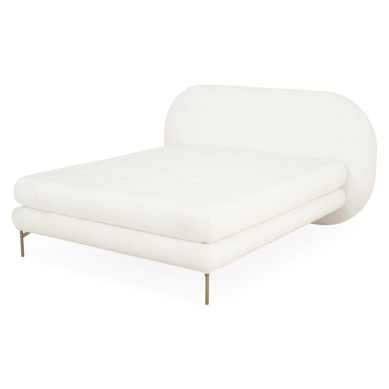 THAISA Pat tapițat cu saltea inclusa, 160x200cm