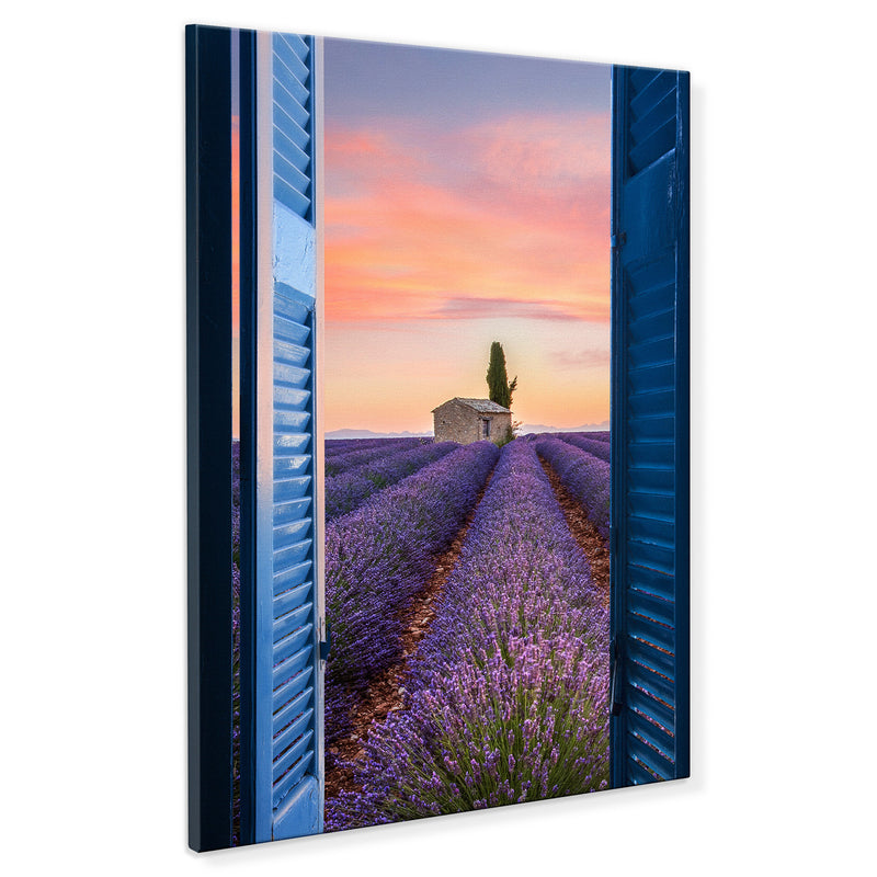 LAVENDER WINDOW Tablou canvas