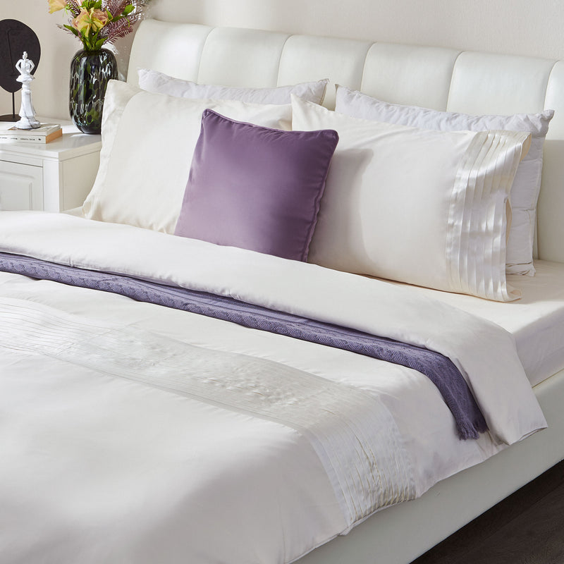 SILKY Set așternut, 4 piese, 200x220cm