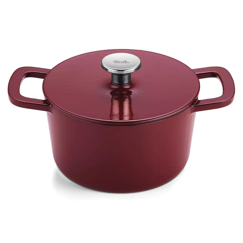 MOMENTS Oală cu mânere și capac, fontă, D.20cm