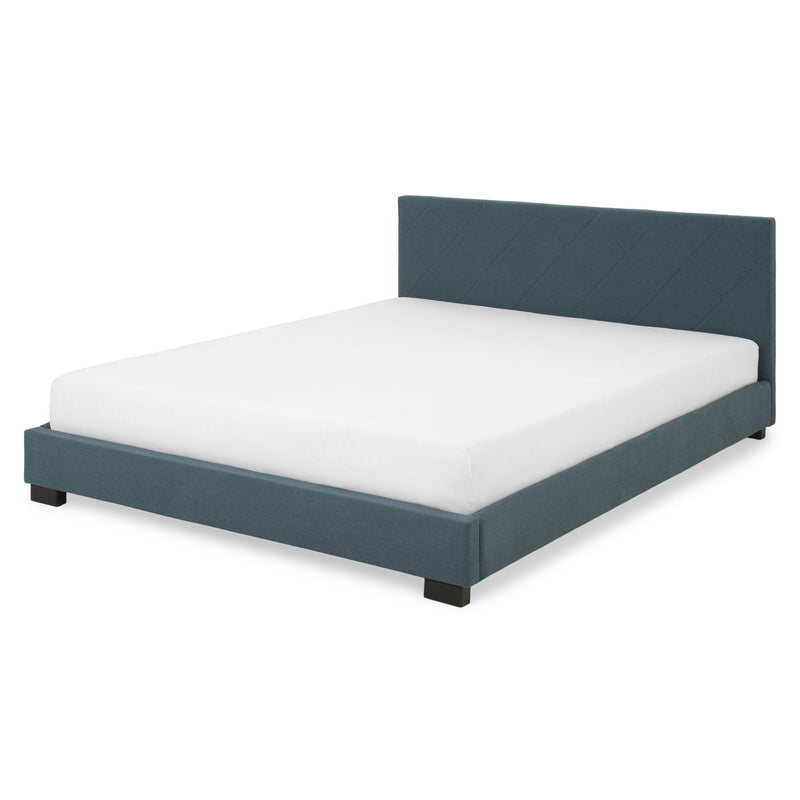 KRONIA Pat tapițat, 160x200cm, somieră inclusă