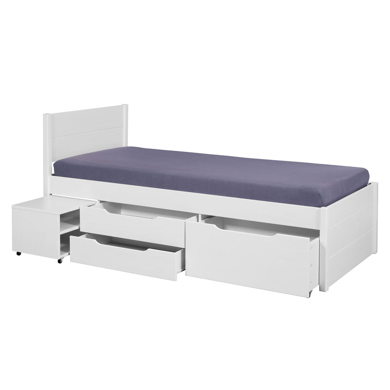 CINTYA Pat copii, noptieră și sertare incluse