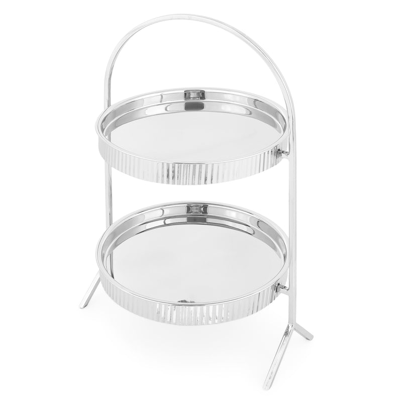MORAN Platou supraetajat, inox, H.33cm