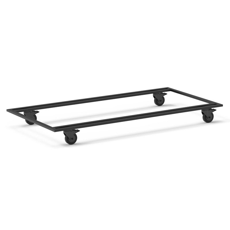 PLANTER METAL Cadru cu roți jardinieră