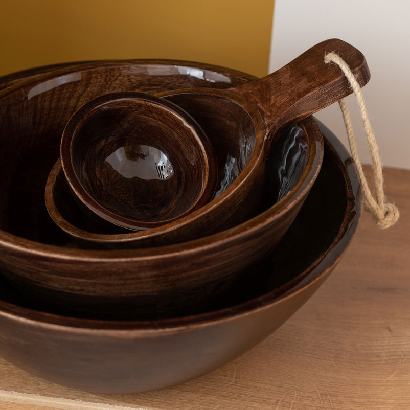 RIN Bol, lemn de mango