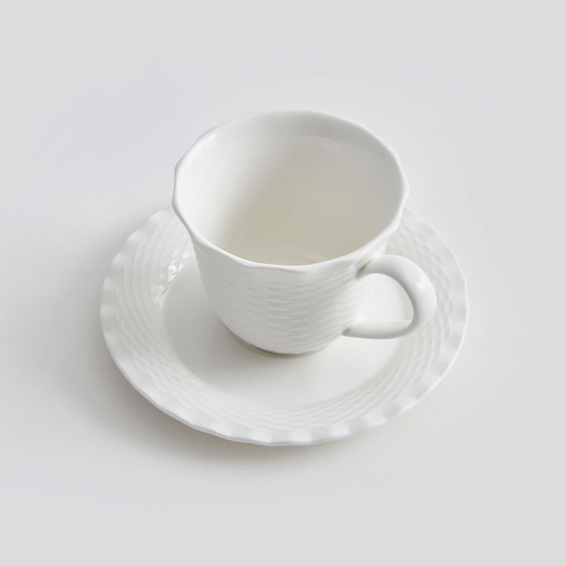 NOBLENESS Ceșcuță cu farfurioară, porțelan, 220ml