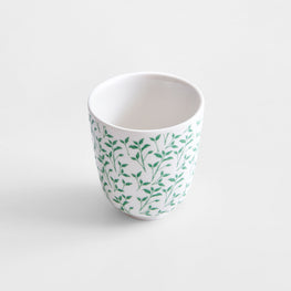 FLOWER Set 6 cești pentru ceai, porțelan, 250ml