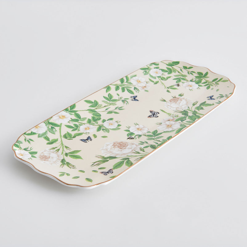 PEONY Platou servire, porțelan, L.36cm