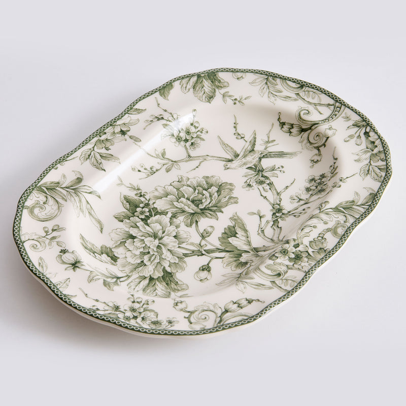 ADELAIDE Platou servire, porțelan, L.35cm