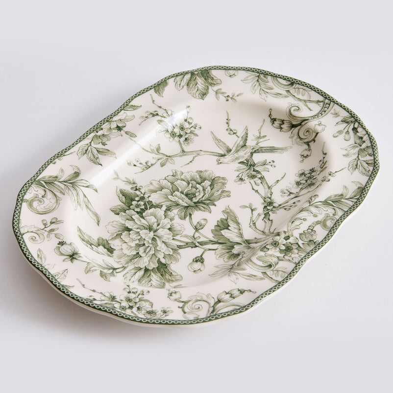 ADELAIDE Platou servire, porțelan, L.35cm