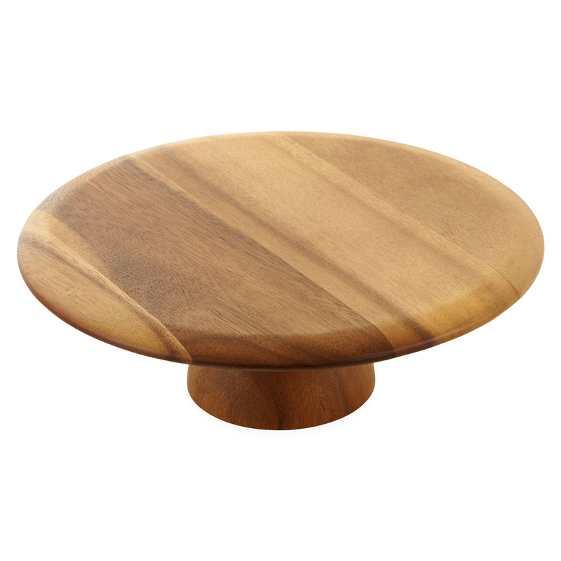 MASAI Platou cu picior, lemn, D.32cm