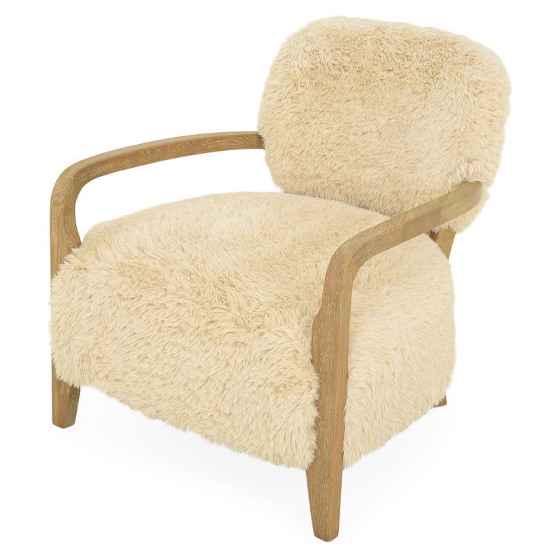 CERVINIA Fotoliu, imitație blană