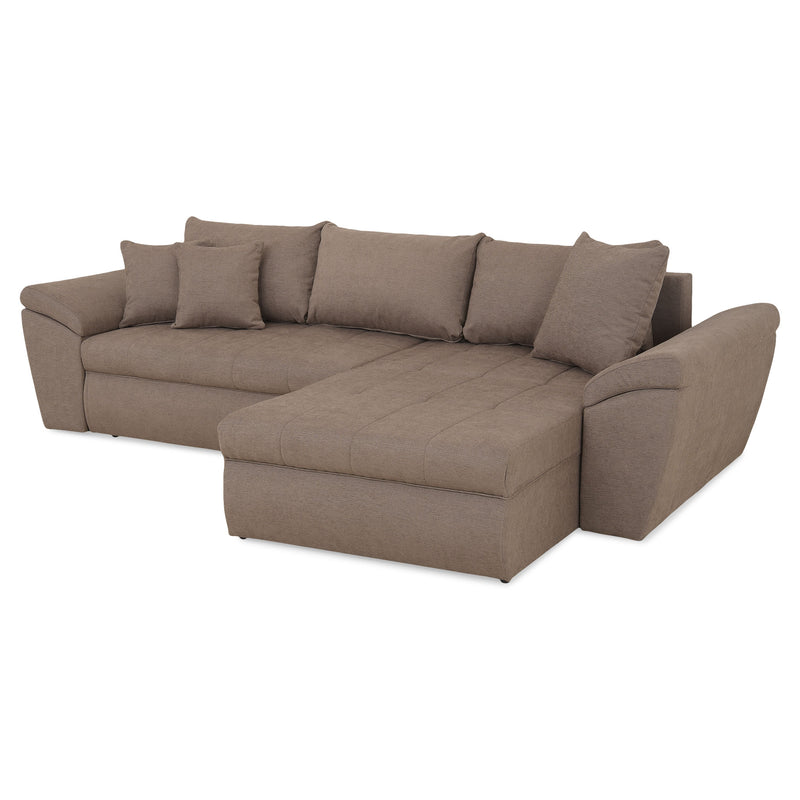 ESCAPE Colțar extensibil cu șezlong stânga/dreapta, stofă