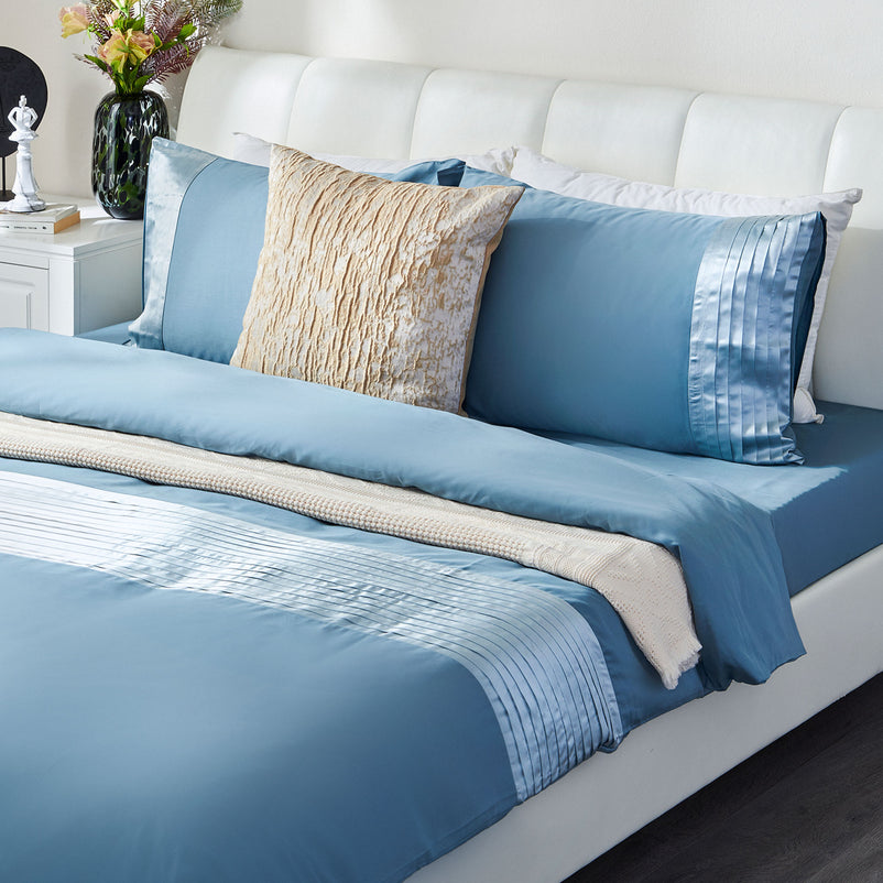 SILKY Set așternut, 4 piese, 200x220cm